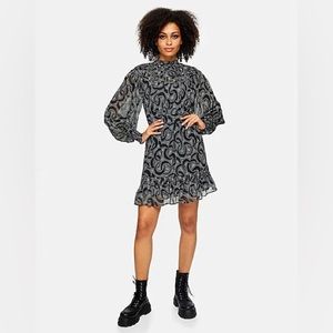 NWOT TopShop Long Sleeve Mini Dress